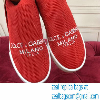 Dolce  &  Gabbana Slip On Sneakers with Logo 03 2021